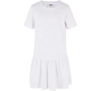 Urban Classics Girl's Valance Tee Dress, White, 134 cm-140 cm