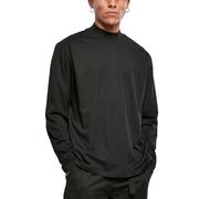 Urban Classics - Heavy Boxy Mock Neck Longsleeve black - 4XL
