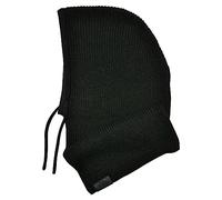Urban Classics Heavy Knit Balaclava Beanie hat, Black, One Size
