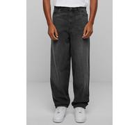 Urban Classics - Heavy Ounce Baggy Fit Black Washed - Jeans - black - W38 - 100% Cotton,Denim W38