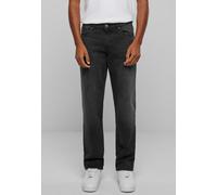 Urban Classics Men's Heavy Ounce Straight Fit Jeans Pants, Blackwashed, 26