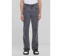Urban Classics - Heavy Ounce Straight Fit New Grey Washed - Jeans - grey - W30 - 100% Cotton W30