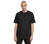 Urban Classics Men's Heavy Oversized Contrast Stitch T-Shirt Black/Electriclime S