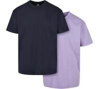Urban Classics Heavy Oversized Tee 2-Pack Men T-Shirt Cotton Jersey Solid Color