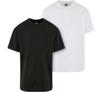 Urban Classics Heavy Oversized Tee 2-Pack Men T-Shirt Cotton Jersey Solid Color