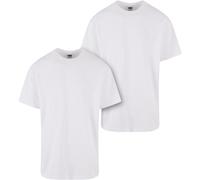 Urban Classics Heavy Oversized Tee 2-Pack Men T-Shirt Cotton Jersey Solid Color