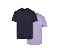 Urban Classics Heavy Oversized Tee T-Shirt Men's, Midnight Navy + Lavender, XXL