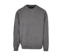 Urban Classics Men's Heavy Terry Garment Dye Crew Sweatshirt, Darkshadow, L