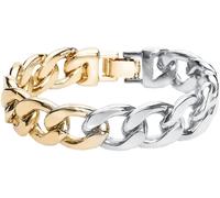 Urban Classics Heavy Two-Tone Bracelet Bracelet silver coloured S-M