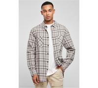Urban Classics Hemd Long Oversized Grey Check Shirt Grey/Black