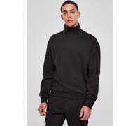 Urban Classics - High Rib Neck Black - Sweater - black - S - 80% Cotton, 20% Polyester,Sweat S