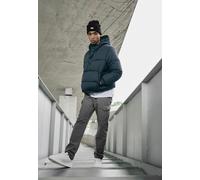 Urban Classics - Hooded Cropped Pull Over Down Black - Jacket - black - XL - Shell: 100% Polyester; Lining: 100% Polyester XL