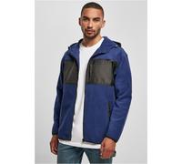 Urban Classics Hooded Micro Fleece Jacket Men Jacket Drawstring Oversized Fit
