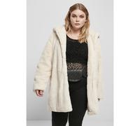 Urban Classics Hooded Teddy Coat Jacket White XS Women