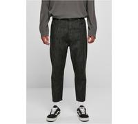 Urban Classics Hose Cropped Tapered Jeans Realblack Washed