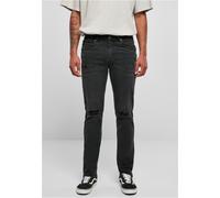 Urban Classics Hose Distressed Strech Denim Pants Black Destroyed Washed