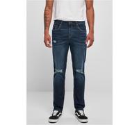 Urban Classics Hose Distressed Strech Denim Pants Darkblue Destroyed Washed