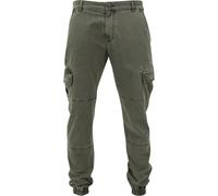 Urban Classics Washed Twill Cargo Pants Black 31 Men