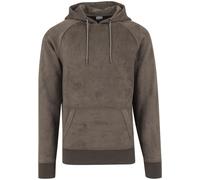 Urban Classics Imitation Suede Hoodie Hoodie olive S
