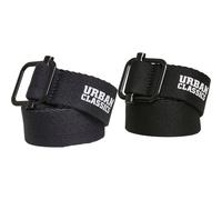 Urban Classics Industrial Canvas Belt 2-Pack Belt 2er Pack Threaded Buckle