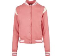 Ladies teddy jacket Urban Classics inset college Rose XS