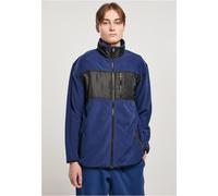 Urban Classics Jacke Patched Micro Fleece Jacket Spaceblue
