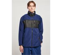 Urban Classics Jacke Patched Micro Fleece Jacket Spaceblue