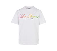 Urban Classics Kids Boys Script Logo Tee T-Shirt Top Shirt Children Print New