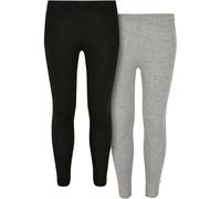 Urban Classics Kids Girls Jersey Leggings 2-Pack Kidswear Freizeithose Sporthose