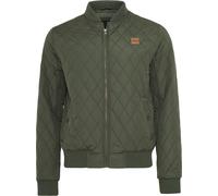 Urban Classics Kinder Jacke Boys Diamond Quilt Nylon Jacket Olive