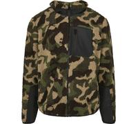 Urban Classics Kinder Jacke Boys Sherpa Jacket Woodcamo