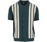 Urban Classics Knit Retro Shirt Men Casual Shirt Cotton 12gg Striped New