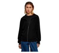 Women's knitted zipped cardigan Urban Classics Noir 4XL