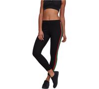 Urban Classics Ladies 3-Tone Tape Leggings Sport Pants Yoga Pants Sporty Stripes