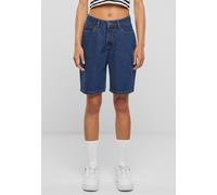 Urban Classics - Ladies 90‘s Bermuda Mid Indigo Washed - Shorts - blue - W26 - 100% Cotton W26