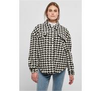 Urban Classics Ladies AOP Sherpa Overshirt Women Shirt Jacket Oversize Fluffy