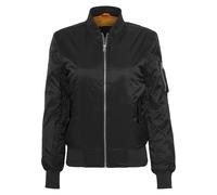 Urban Classics Ladies Basic Bomber Jacket Bomber Jacket, Black (Black 00007), X-Large