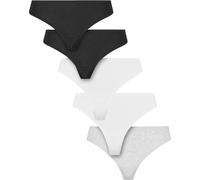 Urban Classics Ladies Basic Cotton Tanga 5-Pack Women's Underwear Slip Panties