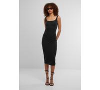 Urban Classics - Ladies Basic Long Cotton Jersey Black - Dress - black - L - 95% Cotton, 5% Elastane,Jersey L