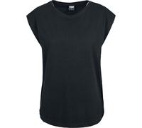 Urban Classics Women's T-Shirt Ladies Basic Shaped Tee, Black, 5X-Large