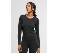 Urban Classics - Ladies Basic Super Slim Black - Longsleeve - black - M - 85% Cotton, 15% Elastane,Jersey M