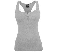Urban Classics Ladies Button Tanktop Top grey XL