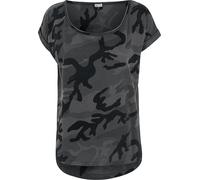 Urban Classics Ladies Camo Back Shaped Tee T-Shirt dark camo XL