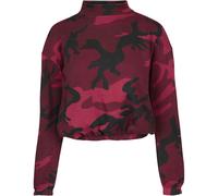 Urban Classics Ladies Camo Turtleneck Crew Women Pullover Crewneck Camouflage