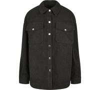 Urban Classics Ladies Classic Overshirt Jacket Shirt-Style Pleats Oversize