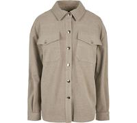 Urban Classics Ladies Classic Overshirt lighttaupe