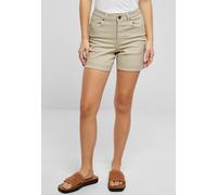 Urban Classics - Ladies Colored Strech Denim Softseagrass - Shorts - green - W30 - 98% Cotton, 2% Elastane W30