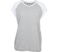 Urban Classics Ladies Contrast Raglan Tee T-Shirt Sleeves Plus Size XS-5XL