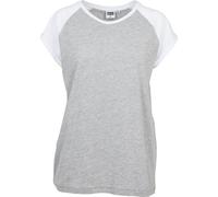 Urban Classics Ladies Contrast Raglan Tee T-Shirt Sleeves Plus Size XS-5XL