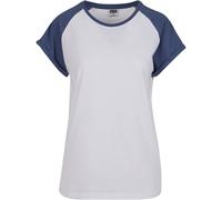 Urban Classics Ladies Contrast Raglan Tee T-Shirt Sleeves Plus Size XS-5XL